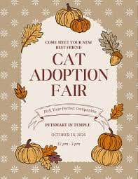 Pick Your Purr-fect Companion: Adoption Fair